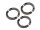 BoomRacing Brass Small Weight Blocks 4g for BRX70/BRX80/BRX90 PHAT Axle Knuckle Weight Base (6) for BRX01 BRLC7092