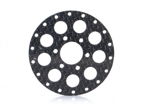 BoomRacing ProBuild 1.9" CR6 Carbon Fiber Faceplate (1) Black BRPBF006CR6BK