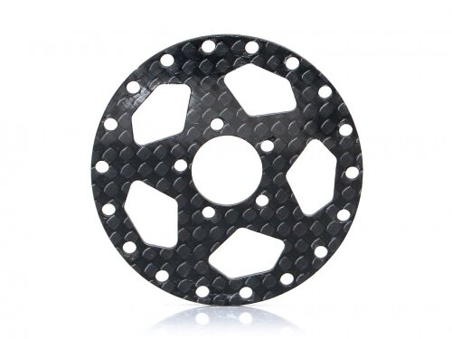 BoomRacing ProBuild 1.9" CFS5 Carbon Fiber Faceplate (1) Black BRPBF007SS5BK