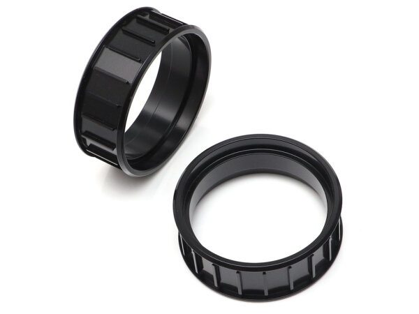 BoomRacing ProBuild 1.9" Brass Slotted Center Clamp Ring (69g) 2pcs Black BRW780935B