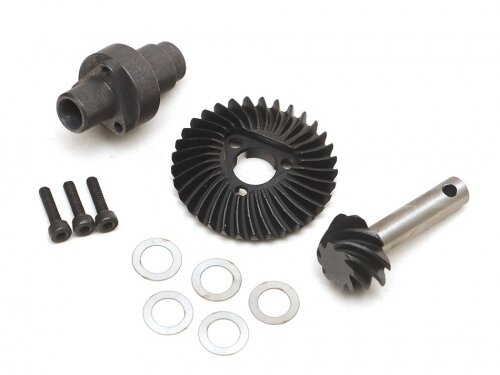 BoomRacing Heavy Duty Keyed Bevel Helical Underdrive Gear 33/8T + Differential Locker Set for BRX70/BRX80/BRX90 PHAT & AR44/45/C