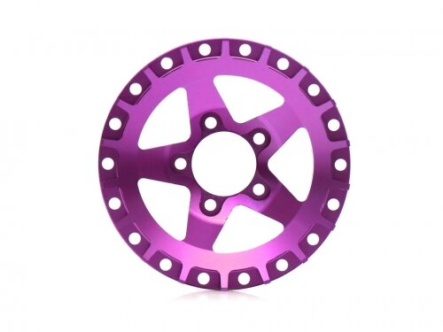 BoomRacing ProBuild 1.9" Alum SS5 Faceplate (1) Purple BRPBF008SS5P