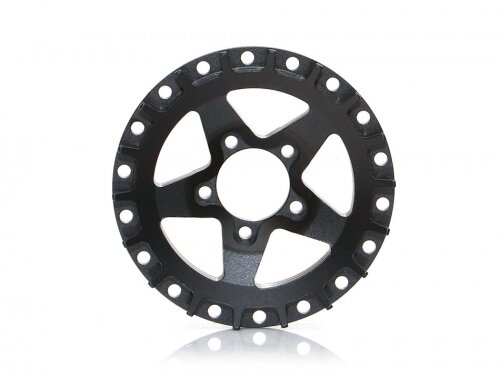BoomRacing ProBuild 1.9" Alum SS5 Faceplate (1) Matte Black BRPBF008SS5MBK