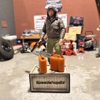 CRM Kettensägen Doppelkanister 1/10 aus Resin (1...