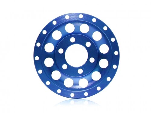 BoomRacing ProBuild 1.9" Alum R12 Faceplate (1) Blue BRPBF009R12B