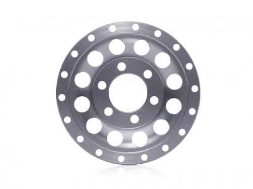 BoomRacing ProBuild 1.9" Alum R12 Faceplate (1) Gun Metal BRPBF009R12GM
