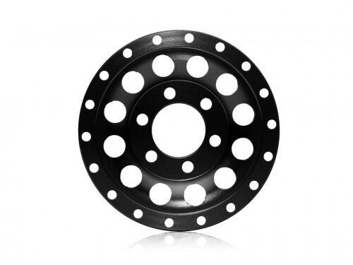 BoomRacing ProBuild 1.9" Alum R12 Faceplate (1) Black BRPBF009R12BK