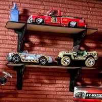 CRM Regalböden für Scalegarage 1/10 aus Holz (2...