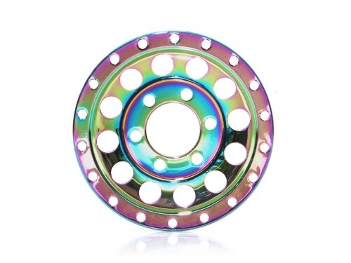 BoomRacing ProBuild 1.9" Alum R12 Faceplate (1) Neo Chrome BRPBF009R12NEO
