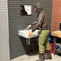 CRM Handwaschbecken aus Resin incl. Zubehör