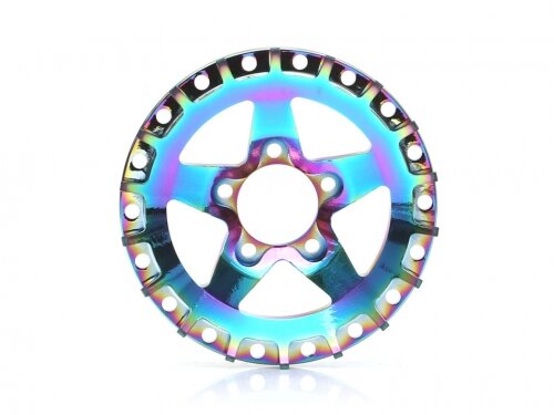 BoomRacing ProBuild 1.9" Alum SS5 Faceplate (1) Neo Chrome BRPBF008SS5NEO