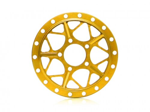 BoomRacing ProBuild 1.9" Alum LGB Faceplate (1) Gold BRPBF011LGBGD