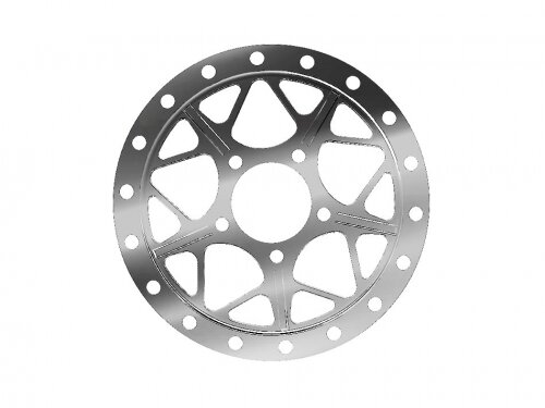 BoomRacing ProBuild 1.9" Alum LGB Faceplate (1) Chrome BRPBF011LGBCR