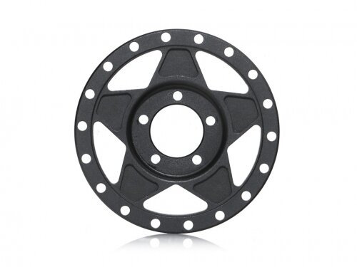 BoomRacing ProBuild 1.9" Alum RTS Faceplate (1) Matte Black BRPBF010RTSMBK
