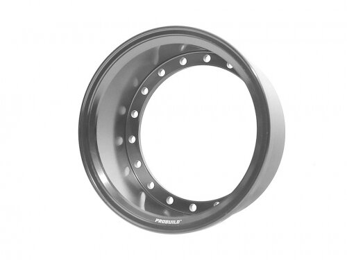 BoomRacing ProBuild 1.9" Alum 19.5mm Solid Wheel Barrel (1) Gun Metal BRPROB-02EWGM
