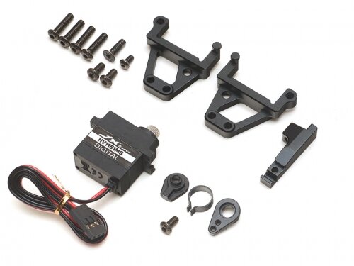 BoomRacing Mini Servo Mount Set for BRX01 w/ Mini Servo  8.4v for BRX01 BRLC70100KIT
