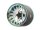 BoomRacing ProBuild 1.9" Extra Wide LGB Adjustable Offset Aluminum Beadlock Wheels (2) Neo Chrome/Flat Silver BRPB024NEORS-EW