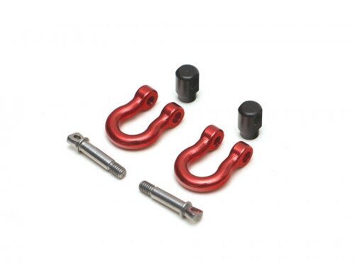 BoomRacing Alum Scale D-Ring Shackle & Mount Set (2) for KUDU High Clearance Bumper Kit for BRX01 BRLC70103