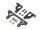BoomRacing Pass-Thru Aluminum Front Body Mount for LC70 for BRX01 BRLC7098