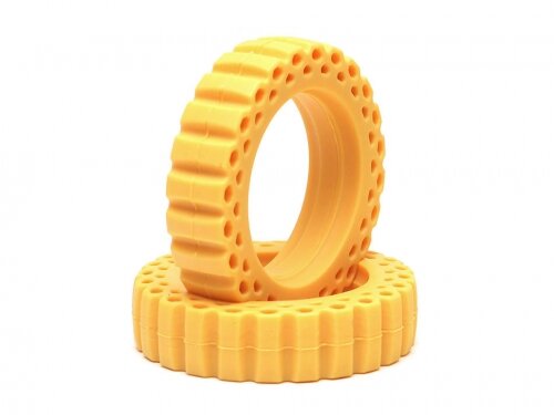 BoomRacing Rock Monster YELLOW Silicone Tire Insert 3.31"x0.79" (84x20mm) for 1.9" Mud Terrain Trophy BR-T29A (2) BRRM19393