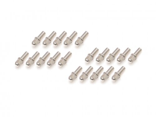 BoomRacing ProBuild Mag Seat Lug Nut 12.9 Grade M2.5x6mm Scale Hardware Set (20) Silver BRPROB-09S