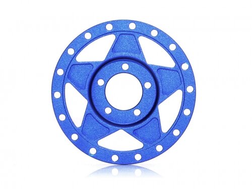BoomRacing ProBuild 1.9" Alum RTS Faceplate (1) Matte Blue BRPBF010RTSMB