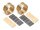 BoomRacing ProBuild 1.9" Extra Wide Brass Center Clamp Ring w/ Lead Weight Set (145-275g) 2pcs BRW790740