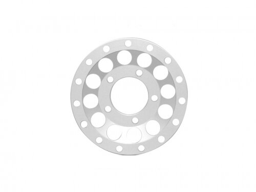 BoomRacing ProBuild 1.55" Alum R12 Faceplate (1)  Flat Silver BRPBF155-009FS