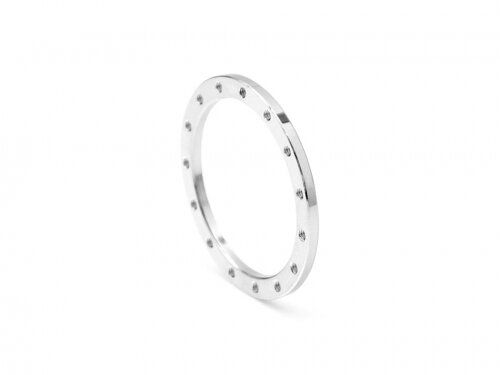BoomRacing ProBuild 1.55" Steel Lock Ring (1) Chrome BRPROB155-05CR