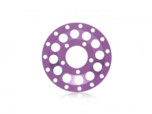 BoomRacing ProBuild 1.55" Alum R12 Faceplate (1) Purple BRPBF155-009P