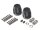 BoomRacing ProBuild XT616 V2 6-Lug Aluminum 12mm Wheel Hub Adapters 16MM Offset (2) Black BRXT616V2