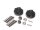 BoomRacing ProBuild XT504 V2 5-Lug Aluminum 12mm Wheel Hub Adapters 4MM Offset Version 2 (2) Black BRXT504V2