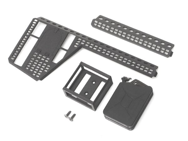 BoomRacing B3D Rear Armor Quarter Panel w/ Jerry Can for TRC D110 Body for BRX02 BRX020087