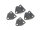 BoomRacing Rear Leaf Spring Retainer (Inside & Outside) (2) for Boom Racing  BRX02 BRLC7064F