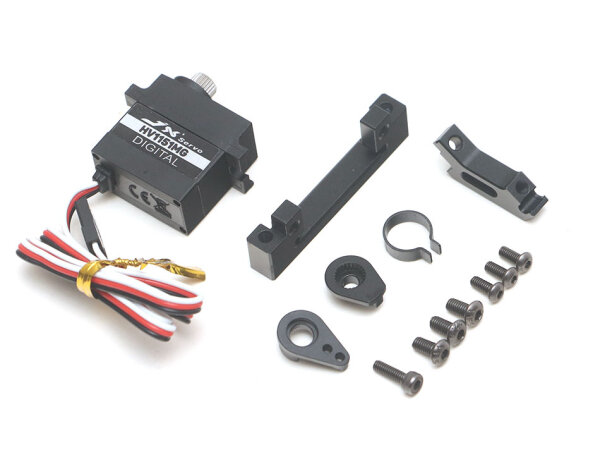 BoomRacing Mini Servo Mount Set for BRX02 & BRX02 109 w/ Mini Servo  8.4v for BRX02 BRD901101KIT