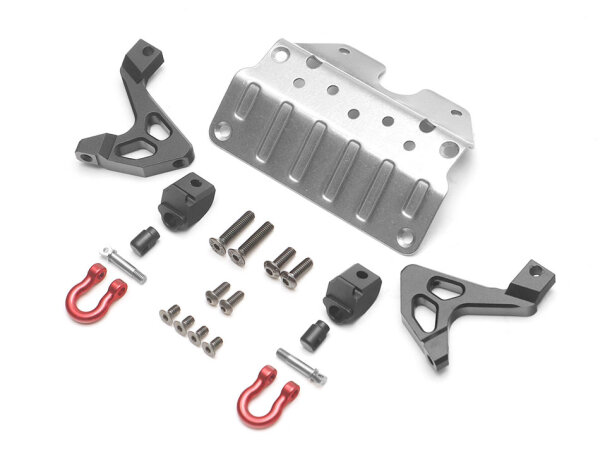 BoomRacing KUDU Front Skidplate with D-Ring Shackles for BRX02 Link Version for BRX02 BRX020069