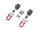 BoomRacing KUDU Front D-Ring Shackle & Retainer for BRX02 Link Version for BRX02 BRX020069A