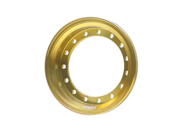 BoomRacing ProBuild 1.55" Alum 9.9mm Wheel Barrel (1) Gold BRPROB155-01GD