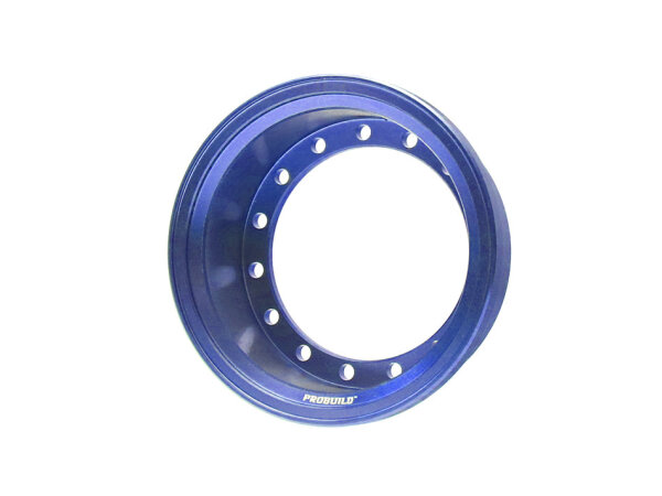 BoomRacing ProBuild 1.55" Alum 16.5mm Wheel Barrel (1) Blue BRPROB155-02B