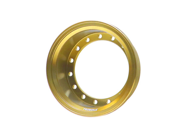 BoomRacing ProBuild 1.55" Alum 16.5mm Wheel Barrel (1) Gold BRPROB155-02GD