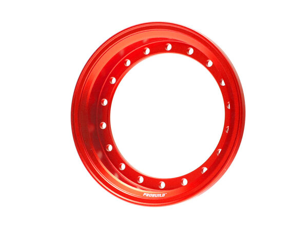 BoomRacing ProBuild 1.9" Alum 7.5mm Solid Wheel Barrel (1) Matte Red BRPROB-01MR
