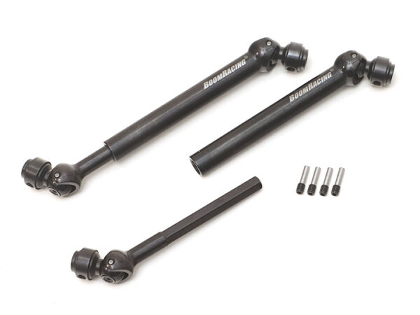 BoomRacing KUDU Heavy-Duty 110-130mm Steel CVD Center Drive Shaft (2) for BRX02 BRX020043
