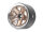BoomRacing ProBuild 2.2" M13 Adjustable Offset Aluminum Beadlock Wheels (2) Chrome/Bronze BRPB2204CRBZ