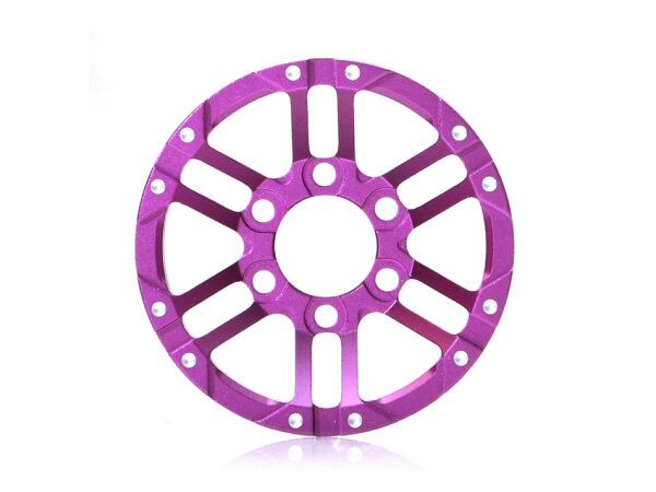 BoomRacing ProBuild 1.9" Alum TWS Faceplate (1) Matte Purple BRPBF013TWSMP