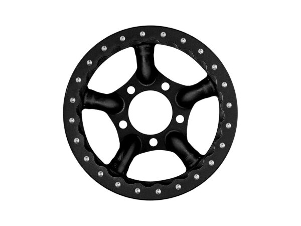 BoomRacing ProBuild 1.9" Alum Spectre Faceplate (1) Matte Black BRPBF015SPMBK