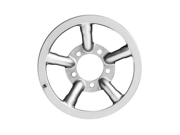 BoomRacing ProBuild 1.9" Alum M5 Faceplate (1) Chrome BRPBF016M5CR