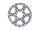 BoomRacing ProBuild 1.9" CF6 Carbon Fiber Faceplate (1) Silver BRPBF005CF6S