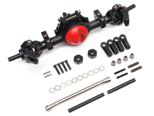 BoomRacing Complete Front Assembled BRX80 PHAT Axle Set w/ AR44 HD Gears BRD8022