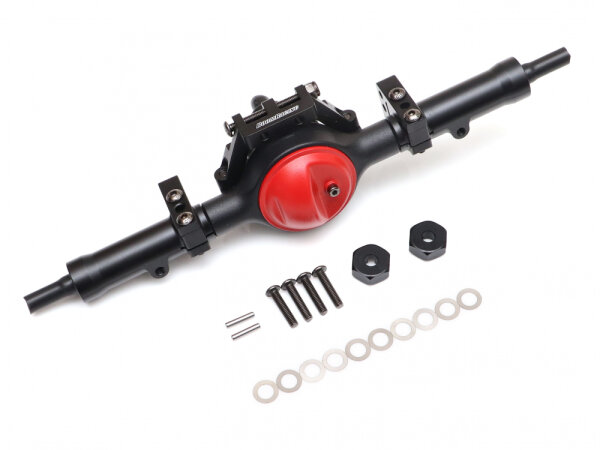BoomRacing Complete Rear Assembled BRX80 PHAT Axle Set w/ AR44 HD Gears BRD8023