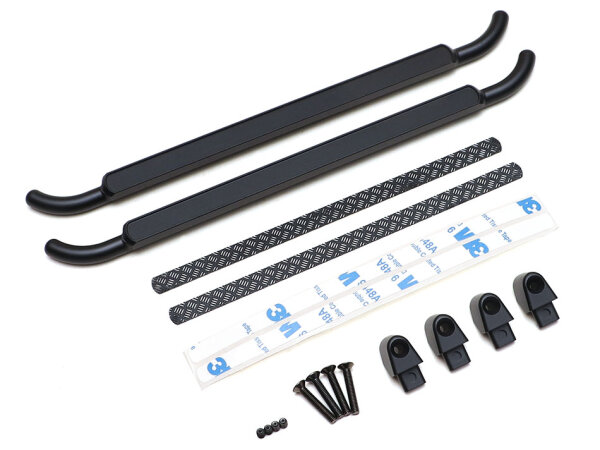 BoomRacing KUDU Spectre Aluminum Tubular Side Step w/ Black Diamond Plate (2) for BRX02 BRX020092